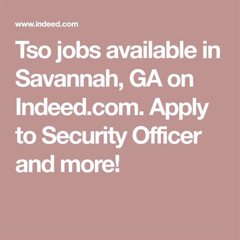 indeed jobs savannah ga